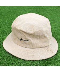 TopIsm/ハット ゴルフウェア 帽子 メンズ ゴルフ バケットハット コーデュロイ ロゴ刺繍 キャップ/504999303
