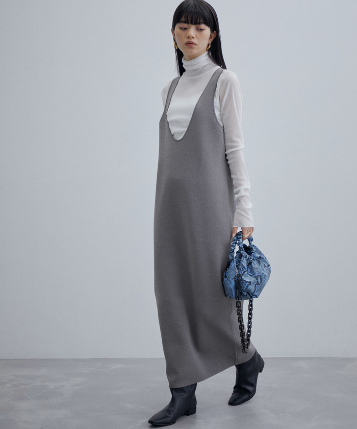 セール 60%OFF】【セットアップ対応】ニットジャンパースカート