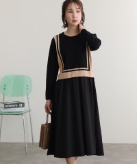 PourVous/プールヴー PourVous ニットドッキングワンピース_スクエア フォーマル ワンピース パーティードレス 20代 30代 40代/505002898