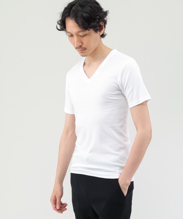 MADE IN JAPAN】ベーシック半袖VネックTシャツ(505003152