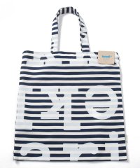 Marimekko/【marimekko】マリメッコ Huopakeltano Tasaraita Logo bagトートバッグ91176/504992550