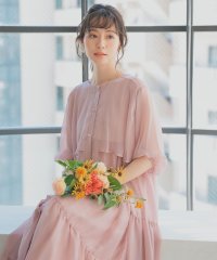 niana/niana ニアナ 授乳口付き マタニティドレス パーティードレス 結婚式 ワンピース Iラインドレス リボン シフォン  ドレス マタニティドレス  結婚式 /505003829