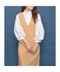 &soiree/アンドソワレ &soiree Vネックジャンパースカート/505005458