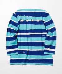 MARNI/MARNI(マルニ)Kids & Junior ブランドロゴブリント長袖ボーダーTシャツカットソー/505005548