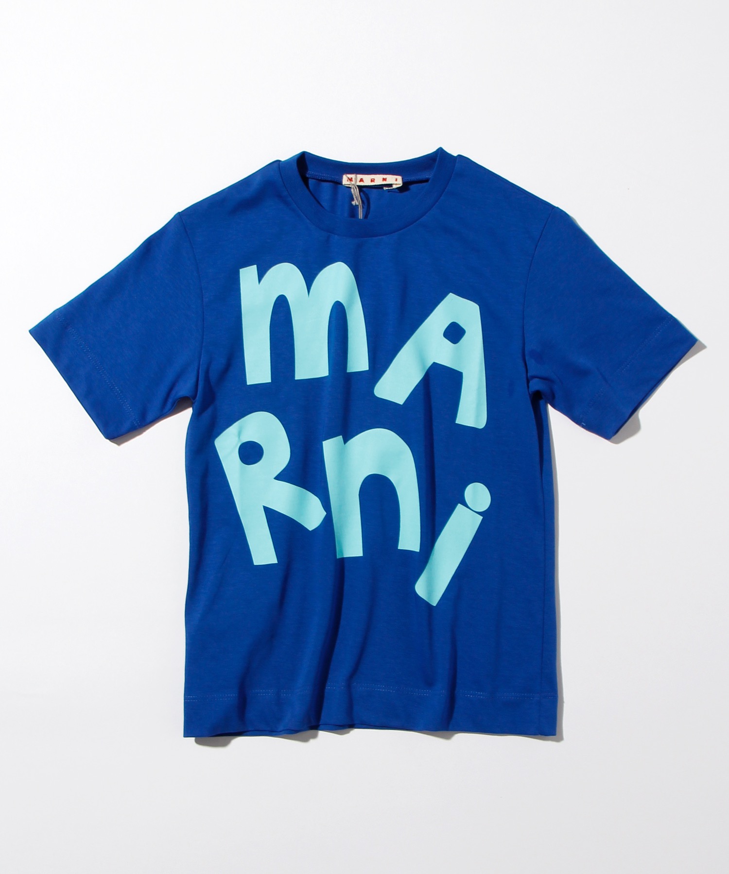 セール】MARNI(マルニ)Kids & Junior ブランドロゴプリント半袖Tシャツ 2022公式店舗 マルニ カットソー Marni Tシャツ/カットソー(半袖/袖なし)