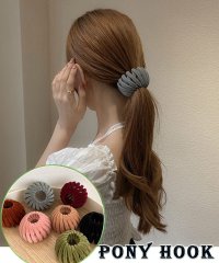 shoppinggo/ヘアゴムヘアクリップ ポニーリング　団子　シュシュ　ヘアアクセサリー　かわいい　オシャレ　髪飾り　上品　パーティー飾り/505005686