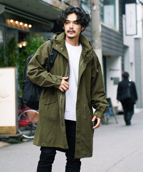 モッズコート モッズコート メンズ ミリタリーコート M 51 ロング丈 アウター 綿 ジギーズショップ Jiggys Shop D Fashion
