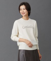 J.PRESS LADIES（LARGE SIZE）/【洗える】CASHMERE BLEND ロゴ ニット/505006599