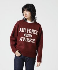 AVIREX/JACQUARD LOGO KNIT TOPS/ ジャガードロゴニットトップス/504906164