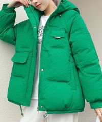 Amulet/アミュレット Amulet フード付きアウター レディース アウター 長袖 無地 秋服 冬服 10代 20代 30代 韓国 大きいサイズ ストリート アウトドア/505007905