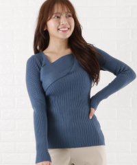 Lace Ladies/レースレディース Lace Ladies アシンメトリーリブニットプルオーバー/505008146