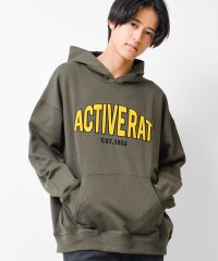 RAT EFFECT/ラット エフェクト RAT EFFECT 裏起毛ロゴアップリケ刺繍フーディー/505008468
