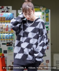 1111clothing/ワンフォークロージング 1111clothing モヘア ニット メンズ セーター レディース オーバーサイズ クルーネックニット ビッグシルエット トップス /505008603