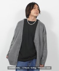 1111clothing/WJQ モヘアタッチ ルーズカーデ/505008604