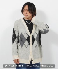 1111clothing/WJQ モヘアタッチ ルーズカーデ/505008604