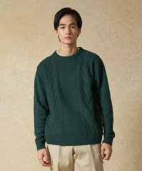 J.PRESS MENS/【Cash Lamb's Wool】ケーブルクルーネック ニット/505009079