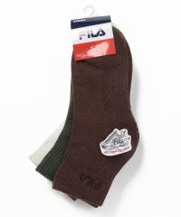 FILA socks Ladies/アンクルリブソックス 3足組 レディース/504948955