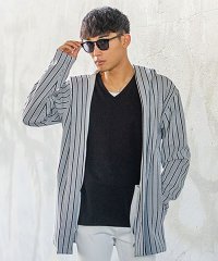 CavariA/キャバリア CavariA CavariA フード付きストライプカーディガン/505010164