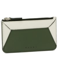 MARNI/マルニ カードケース フラグメントケース コインケース ホワイト グリーン メンズ MARNI PFMI0053U0 P2644 Z591N/505010310