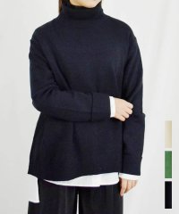 ARGO TOKYO/【2022バージョン※薄手滑らか生地】Rayon Stretch Turtle－neck Curve A Line Pullover25107 レーヨンストレッ/505010631