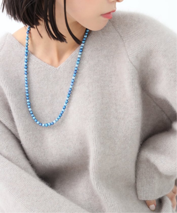 エシカルインディゴパール60cmネックレス K10(505010706) | リラ