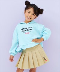 ANAP KIDS/裏毛裾フリルフーディートップス/505011091