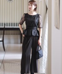 PourVous/プールヴー PourVous セットアップパーティードレス結婚式&ワイドパンツぺプラム大きいサイズフォーマルロング丈 ワンピース 20代 30代 40代/505011219