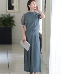 PourVous/プールヴー PourVous シアースリーブパーティードレスフォーマルセレモニー&ロング丈ワイドパンツセットアップ結婚式 ワンピース 20代 30代 40代/505011220