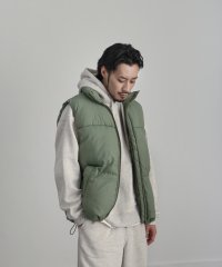 ZIP FIVE/NYLON FIBER DOWN VEST/505012432