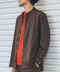 URBAN RESEARCH Sonny Label/起毛バンドカラーシャツ/505013270