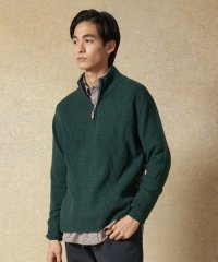 J.PRESS MENS/【Cash Lamb's Wool】ケーブルハーフジップ ニット/505013636