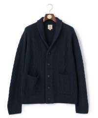 J.PRESS MENS/【Cash Lamb's Wool】ケーブルショール カーディガン/505013637