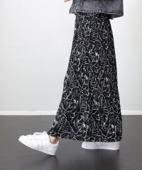Aletta vita/アレッタ ヴィータ Aletta vita 線描き花柄プリント消しプリーツスカート/505013884