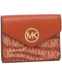 MICHAEL KORS/マイケルコース 三つ折り財布 グリニッジ ミニ財布 オレンジ レディース MICHAEL KORS 32F2GGRE6I 855/505014423