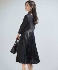 KUMIKYOKU(S SIZE)/【VERY3月号掲載・KUMIKYOKU NAVY・WEB限定】ジャージーコンビプリーツ ワンピース/505015736
