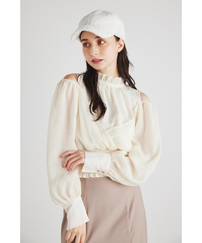 セール 50%OFF】カシュクールレイヤードクロップドBLS(505015916