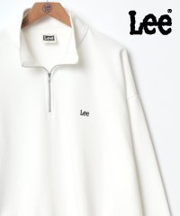 LAZAR/【Lazar】Lee/リー 別注 ビッグシルエット ロゴ ワンポイント刺繍 ハーフジップ スウェット/505003393