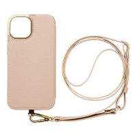 MAELYS LOUNA/【iPhone14/13 ケース】Cross Body Case Duo (beige)/505014052