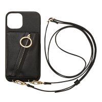 MAELYS LOUNA/【iPhone14/13 ケース】Clutch Ring Case (black)/505014055