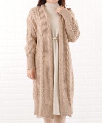 Lace Ladies/レースレディース Lace Ladies ケーブルニットガウンカーディガン/505017630