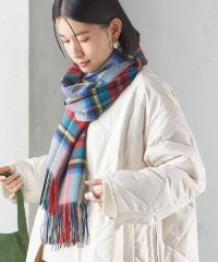 SHIPS WOMEN/チェック カシミヤ ストール/504861460