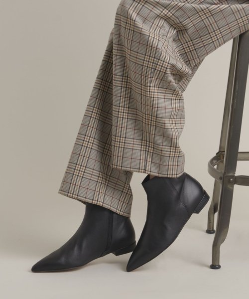 ポインテッドフラット ショートブーツ15 オデット エ オディール Odette E Odile D Fashion