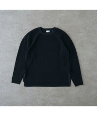 BRICK＆SONS/CORDURAリラックスラグランスリーブニット<ブラック>/505019926