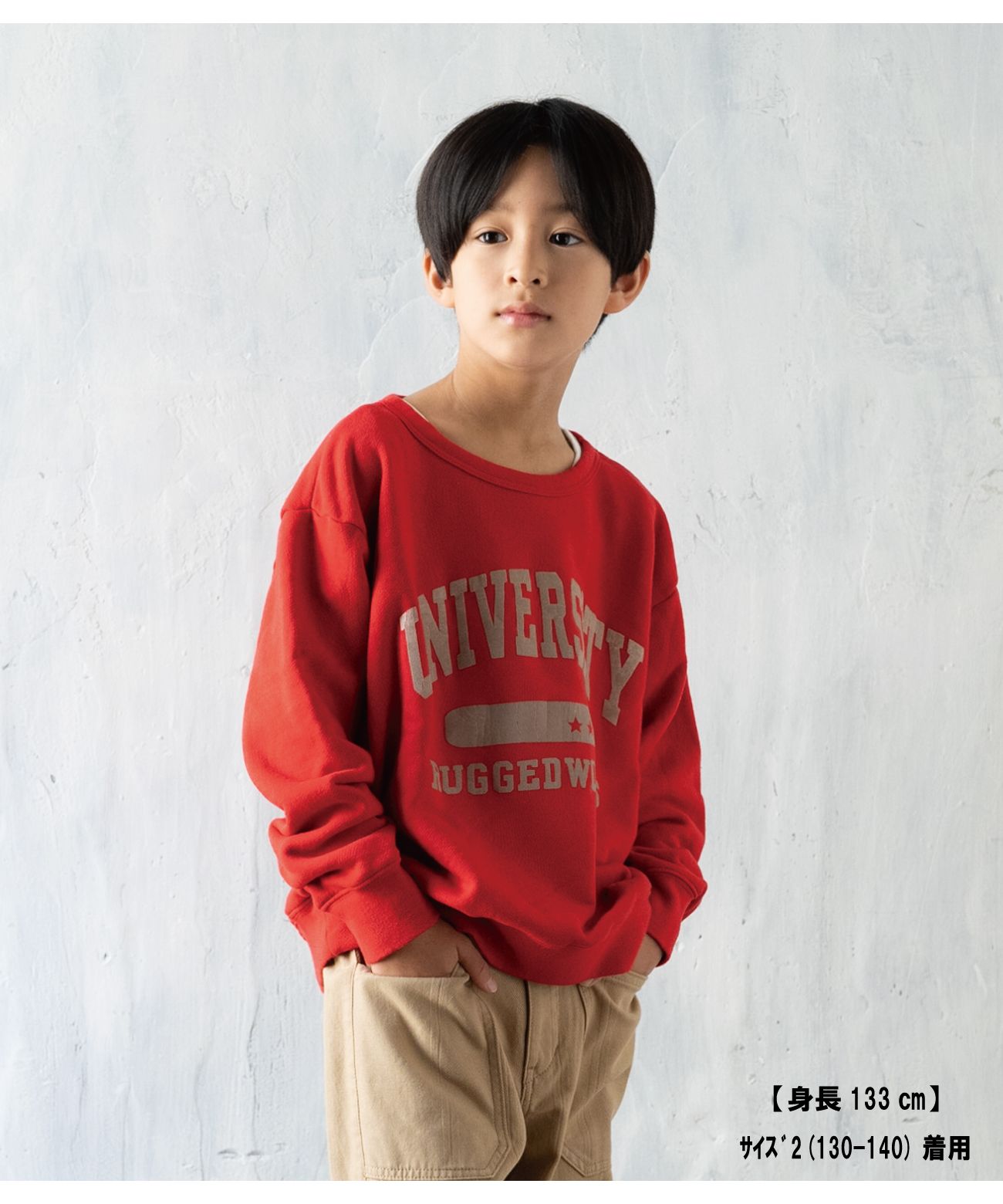 made in Japan》COLLEG PT SWEAT(505003666) | ラゲッドワークス(RUGGEDWORKS) - d fashion