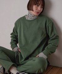 Fashion Letter/ファッションレター Fashion Letter 裏起毛 テーパードパンツ＆ドロップショルダートップスのルームウェア上下セットアップ/505020107