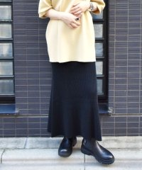 SHIPS WOMEN/〈手洗い可能〉Wai+:ニットフレアスカート◇/505021298