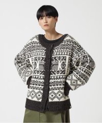 AVIREX/2WAY PATTERN KNIT TOPS/ 2ウェイ パターンニットトップス/ カーディガン/504924821