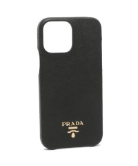 PRADA/プラダ iPhoneケース スマートフォンケース サフィアーノ ロゴ ブラック メンズ レディース PRADA 1ZH146 QWA F0002/505021490