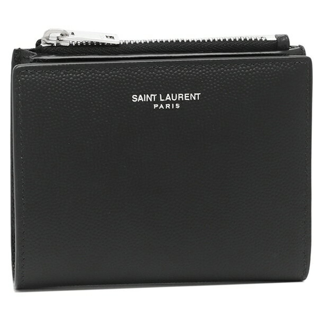 SAINT LAURENT サンローラン 575789 二つ折り財布 ブラック メンズ