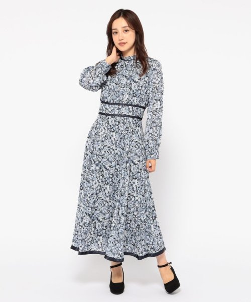 クラシカルフラワーワンピース ミッシュマッシュ Misch Masch D Fashion クラシカルフラワーワンピース ミッシュマッシュ Misch Masch D Fashion